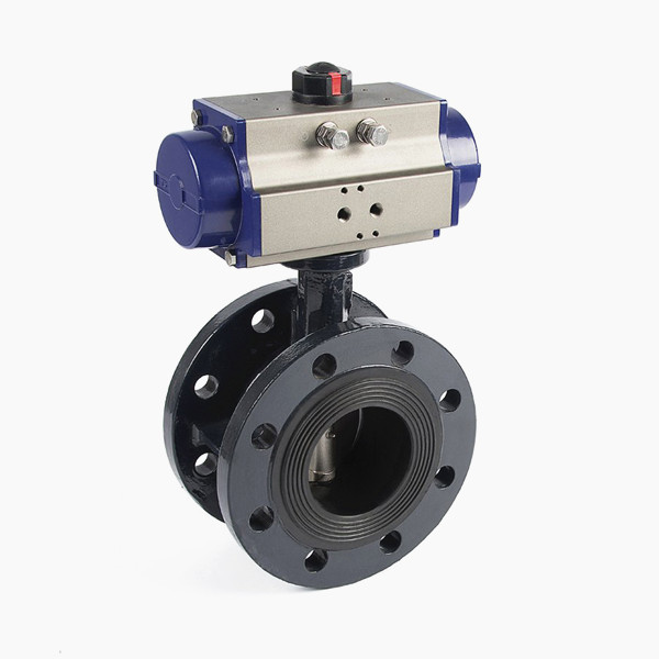 D641X氣動(dòng)襯膠法蘭蝶閥